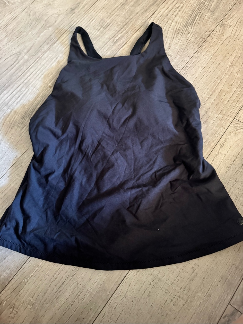 Calia Black Racer Back Athletic Tank Top
